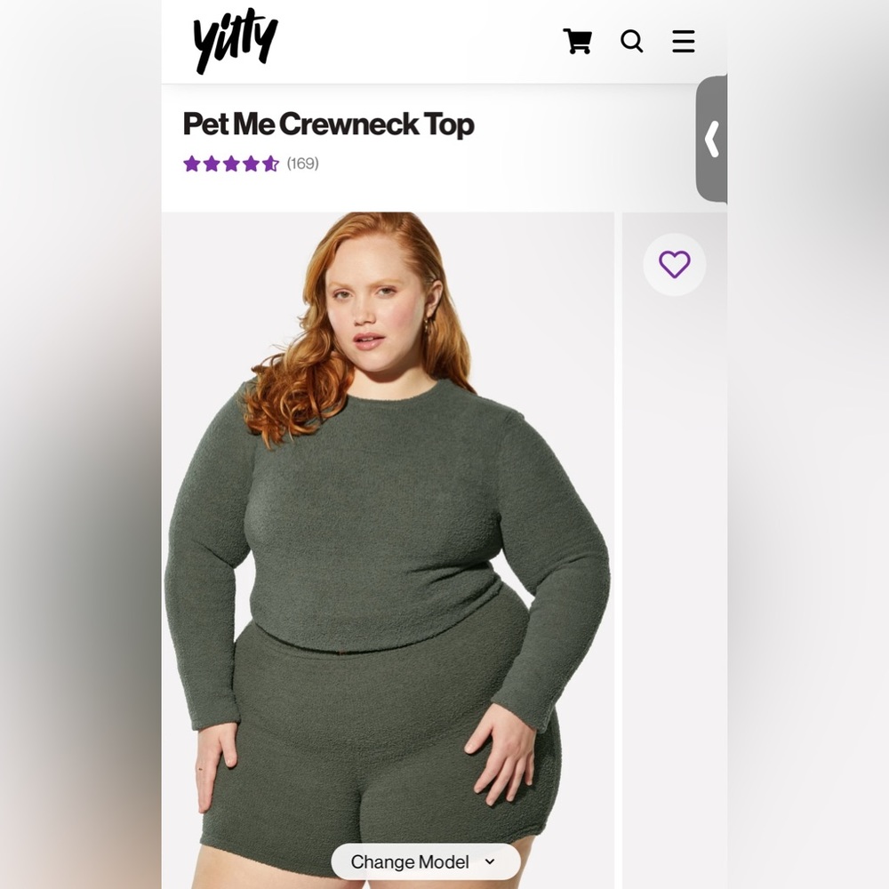 YITTY PET ME CREW NECK TOP & SHORTS BNWT. Paid: $135 Asking $85